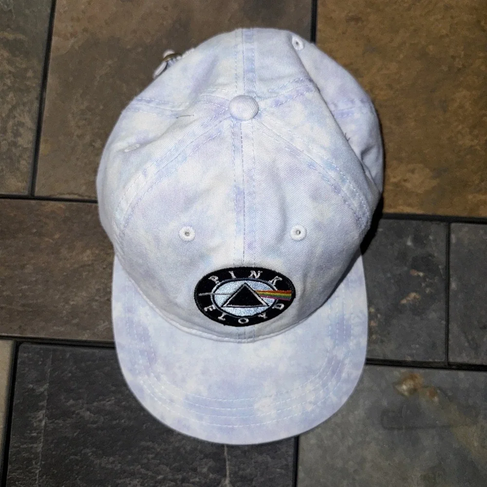 Pink Floyd Logo 2025 Adjustable Tie Dye Cap Hat